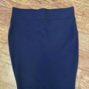 Torrid Classic Navy Pencil Skirt